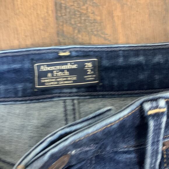 Abercrombie & Fitch Simone High Rise Super Skinny Distressed Jeans - Picture 2 of 5